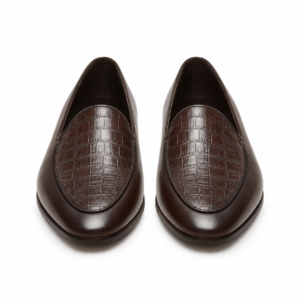 Chocolate Brown Loafers for Men | Handmade Genuine Leather Slip-On Dress Shoes | Premium Classic Footwear