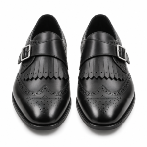 Black Handmade Loafers for Men | Premium Leather Slip-On Dress Shoes
