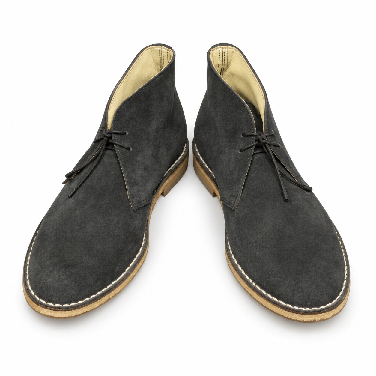 Black Suede Chukka Boots for Men – Handmade Premium Leather Casual Dress Boots