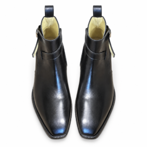 Men's Handcrafted Black Leather Boots – Premium Artisan Style