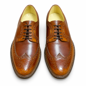 Artisanwalks Custom Brown Derby Brogues – Bespoke Leather Shoes