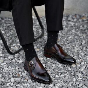 Handmade Monk Strap Dress Shoes for Men | Premium Leather Formal Shoes