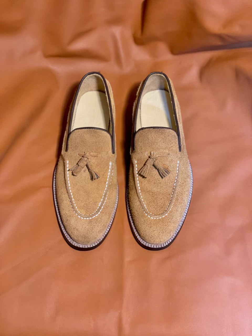 Bespoke Suede Loafers for Men | Custom Made Handmade Luxury Slip-On Dress Shoes