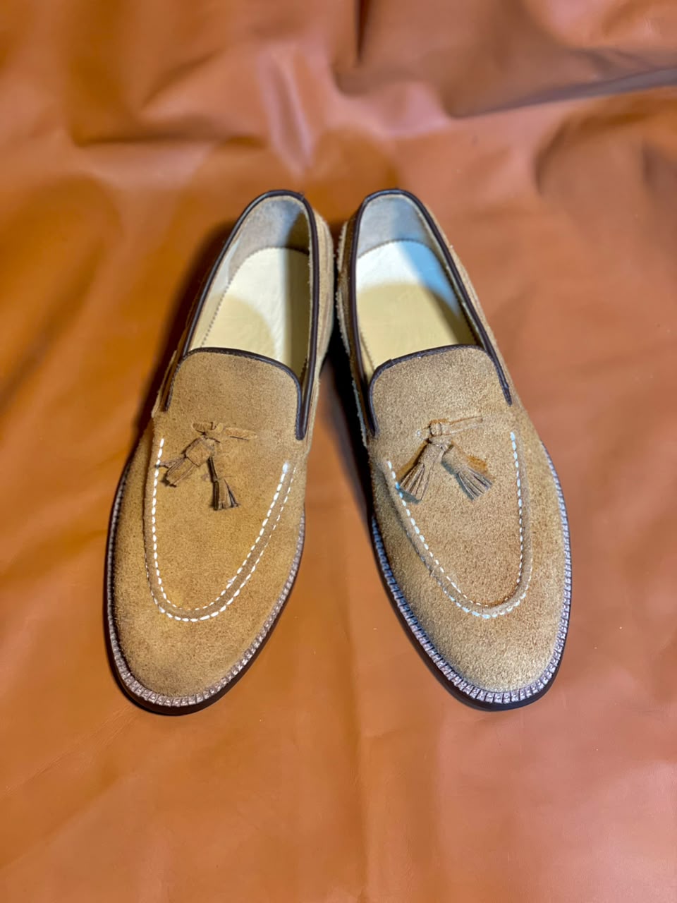 Bespoke Suede Loafers for Men | Custom Made Handmade Luxury Slip-On Dress Shoes - Image 2