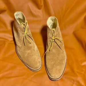 Handmade Suede Chukka Boots | Custom Made-to-Order Mens Leather Desert Boots