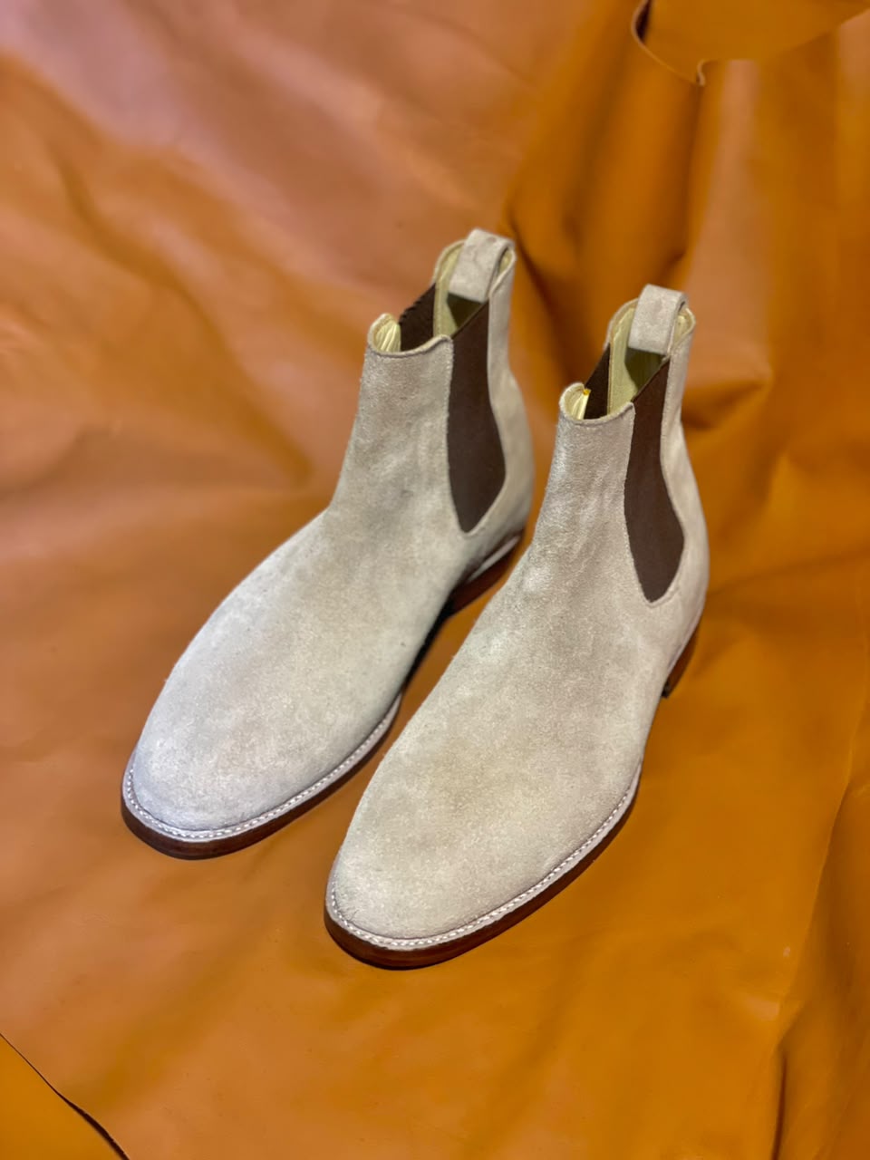 Handcrafted Suede Chelsea Boots | Customizable Made-to-Order Men's Leather Boots - Image 12