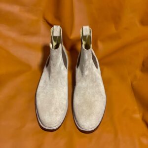 Handcrafted Suede Chelsea Boots | Customizable Made-to-Order Men's Leather Boots