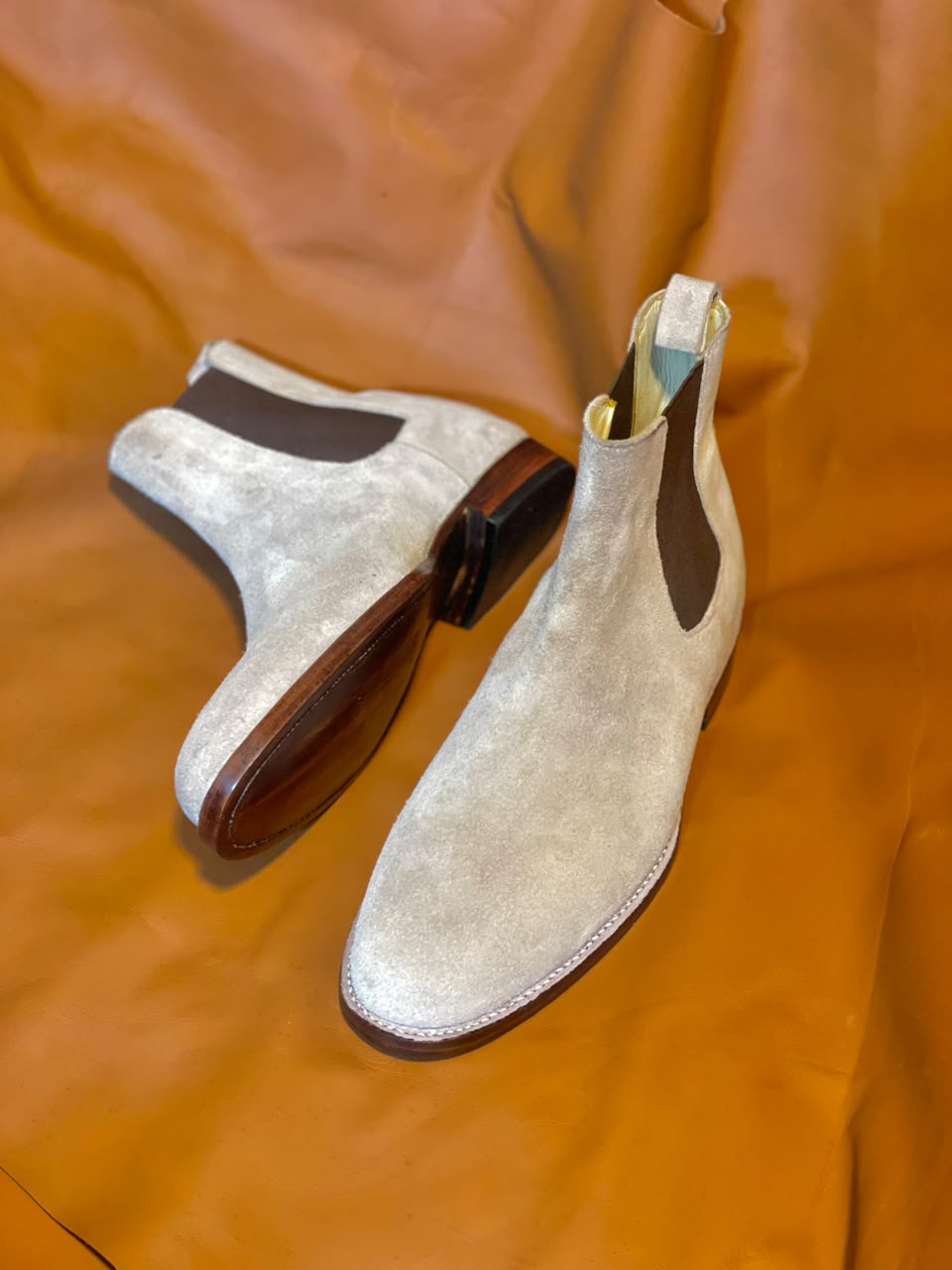 Handcrafted Suede Chelsea Boots | Customizable Made-to-Order Men's Leather Boots - Image 10