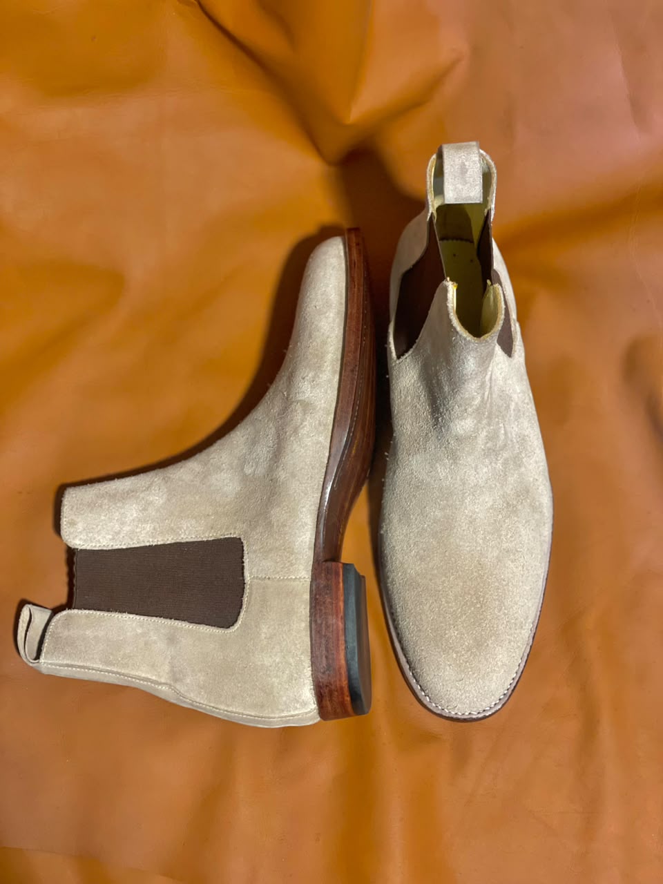 Handcrafted Suede Chelsea Boots | Customizable Made-to-Order Men's Leather Boots - Image 6