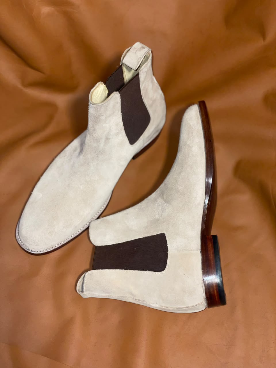 Handcrafted Suede Chelsea Boots | Customizable Made-to-Order Men's Leather Boots - Image 4