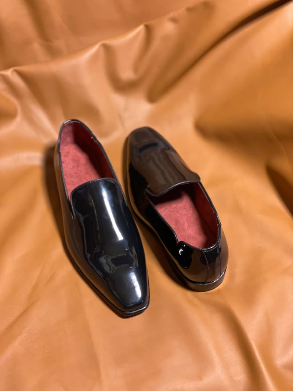 Classic Black Leather Red Bottom Loafers | Handcrafted by Artisanwalks - Image 4