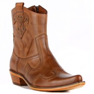 Brown Western Cowboy Boots for Men – Genuine Leather