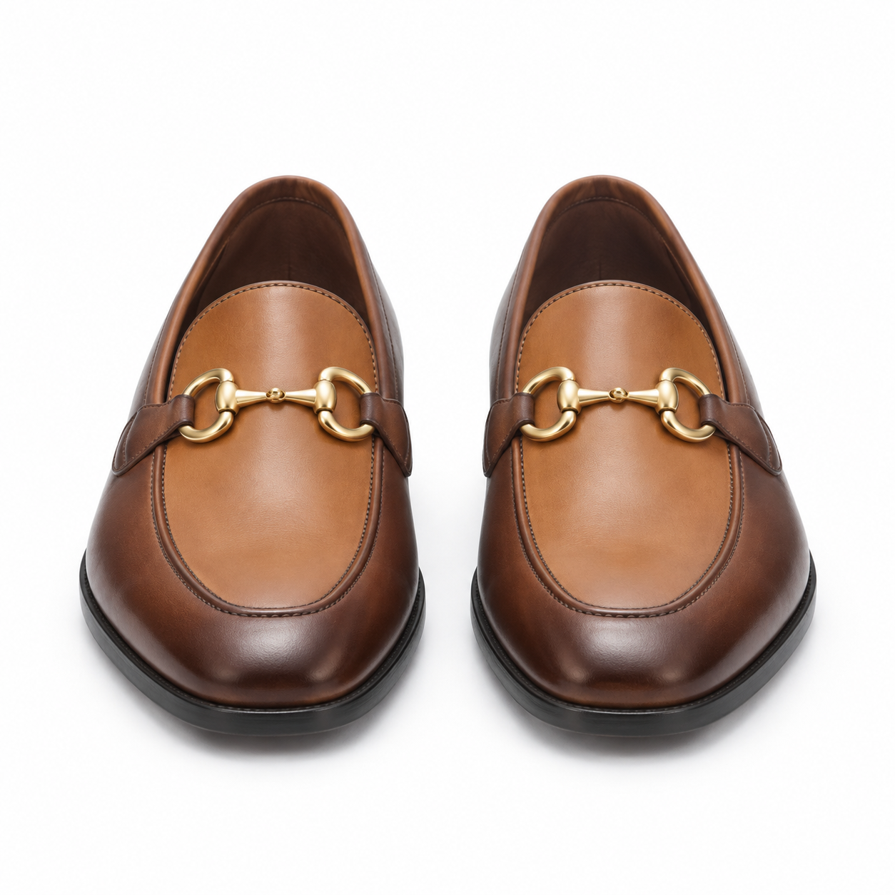 Bespoke Brown Leather Loafers for Men – Handmade Custom Dress Shoes